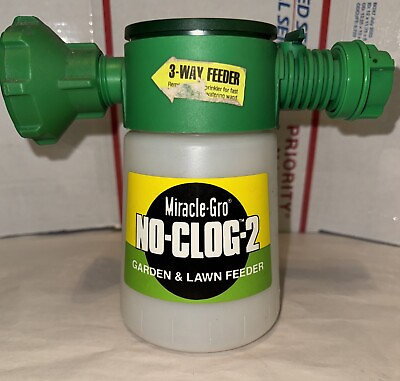 #ad Vtg Miracle Gro No Clog 4 in 1 Lawn and Garden Feeder Sprayer Pre Owned $34.25