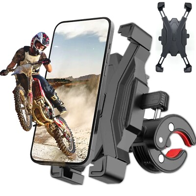 Motorcycle ATV Handlebar Phone Mount Holder Bicycle Bike Bracket for Cellphone $10.35