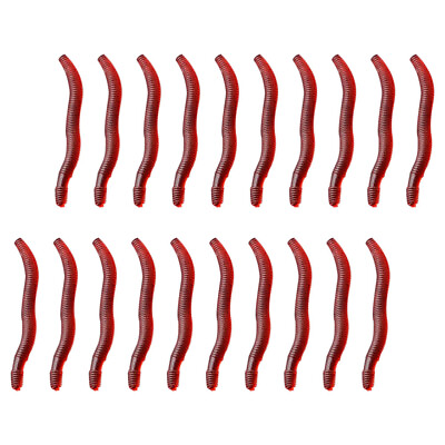 100pcs Lures Red Worms for Fishing Fake Earthworms $6.74