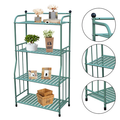 #ad #ad 4 Tier Kitchen Storage Rack Shelf Organizer Bakers Rack Microwave Oven Stand $54.60