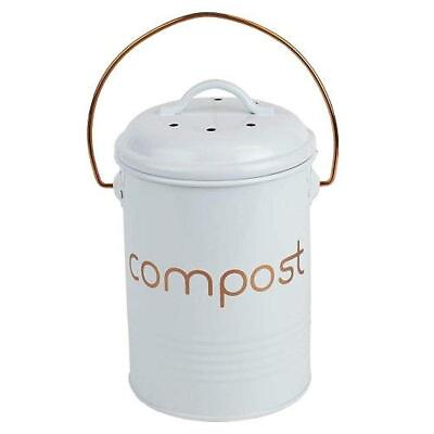 #ad Grove Compact Countertop Compost Bin White $21.95