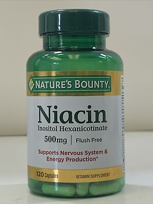 #ad Nature’s Bounty Niacin 500Mg 120 Count $17.50