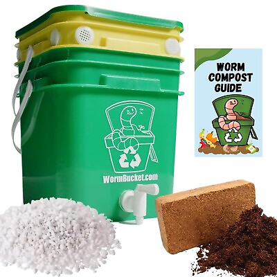 #ad #ad Worm Bucket Indoor Composting Kit for Making Worm Castings and Worm Tea $122.02