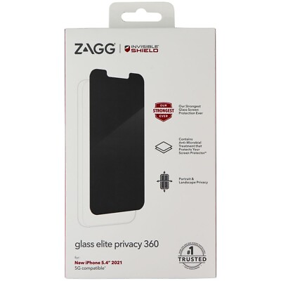 #ad ZAGG Glass Elite Privacy 360 Protector for Apple iPhone 13 mini Privacy $6.59