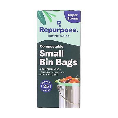 #ad Repurpose Compostable Food Scrap Bags 3gal 25 Ea $12.49