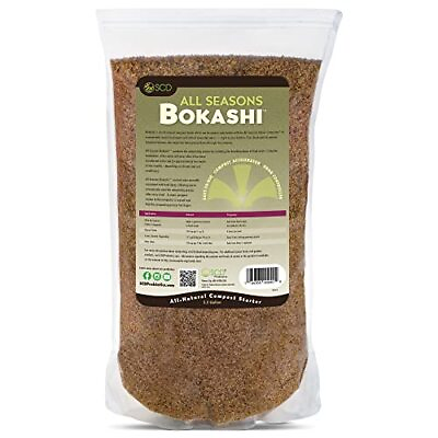 #ad All Seasons Bokashi Compost Starter 5 lbs 2 Gallon Dry Bokashi Bran for K... $49.99