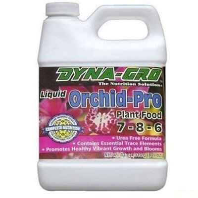 Dyna Gro Orchid Pro 8 oz. Urea Free Liquid plant food grow bloom fertilizer $12.81