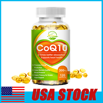 #ad #ad Nature#x27;s Live COQ10 Coenzyme Q10 300mg Heart Health Increase Energy amp; Stamina $13.29