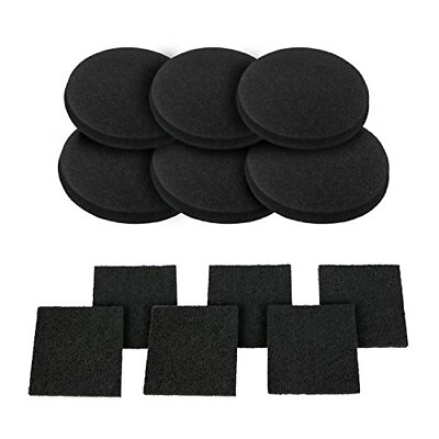 #ad 12 Pieces Activated Carbon Filters Compost Bin Filters $17.59