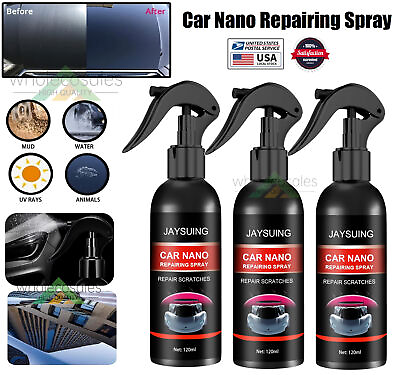 3× Car Scratch Repair Nano Spray Scratch Remove Ceramic Coating Paint Sealant US $10.99