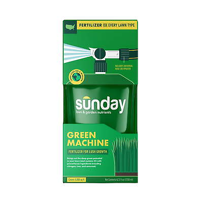 #ad #ad Sunday Green Machine 5000 Sq. Ft. Liquid Lawn Fertilizer 42.3 oz 22 0 3 $19.00