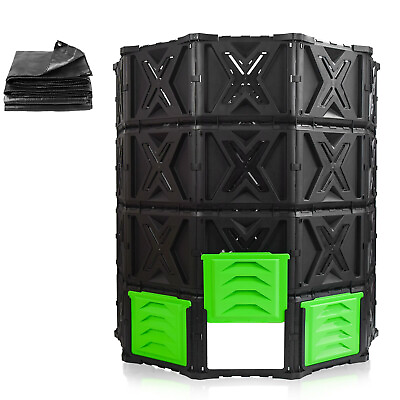 SQUEEZE master XXL Large Compost Bin Outdoor 720L 190 Gallon Easy Assembly $119.99