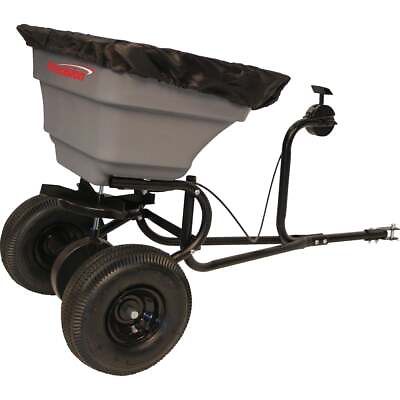 #ad #ad Precision 75 Lb. Self Lubricating Tow Broadcast Spreader with Cover TBS4000PRCGY $104.06