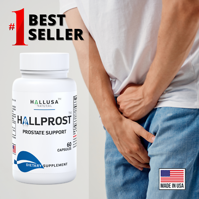 #ad HALLPROST Inflamed Prostate Prostatitis BPH Urinary Function 60 Cap $40.98