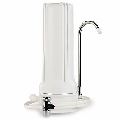 Countertop Water Filter Single Carbon Stage Drinking Filtration Water System USA $38.50