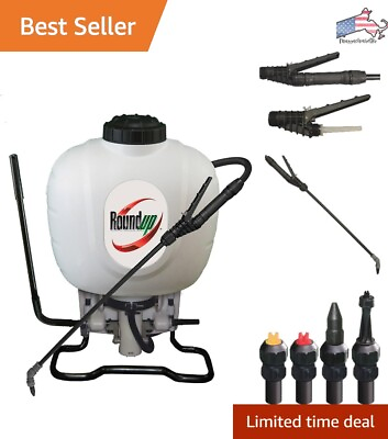 #ad 4 Gallon Backpack Sprayer for Fertilizers Herbicides amp; Insecticides White $135.82