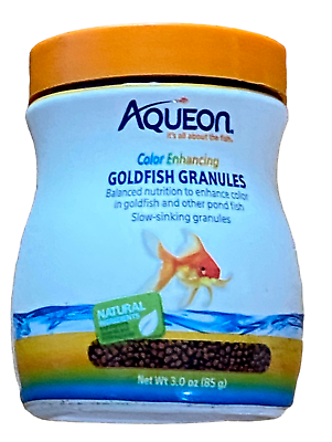 #ad Aqueon Goldfish Granules Color Enhancing Slow Sinking 3 oz Ex: 6 25 $8.79