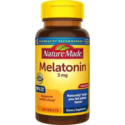 #ad Nature Made Melatonin 3 mg 240 Tabs $14.87