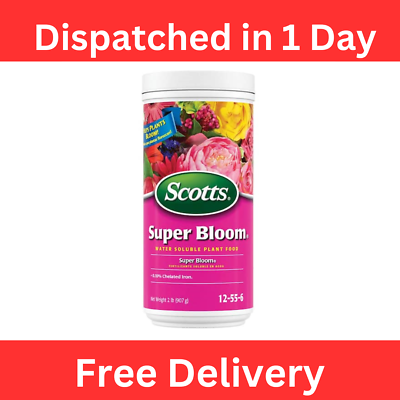 #ad Scotts Super Bloom Water Soluble Plant Food 2 lb NPK 12 55 6 Fertilizer for $18.00