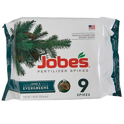 #ad Jobe’s Slow Release Evergreen Fertilizer Spikes Easy Plant Care for 9 Spikes $18.74