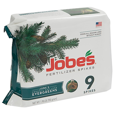 #ad Jobe#x27;s Evergreen Fertilizer Spikes 9 Spikes $17.99