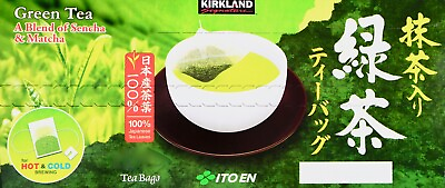 Kirkland Signature Ito En Japanese Green Tea Sencha amp; Matcha Individually Sealed $22.98