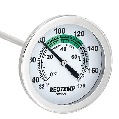 #ad Reotemp 12 Inch Soil amp; Compost Thermometer with Digital Composting Guide 32 178 $14.01