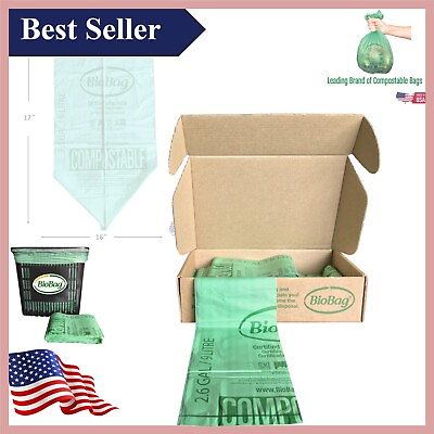 #ad Moisture Escaping Food Scrap Bags 100% Certified Compostable 2.6 Gallon $25.95