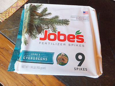 #ad 2 Packs of 9 Jobes Fertilizer Spikes for Evergreens 18 Total Spikes $10.00