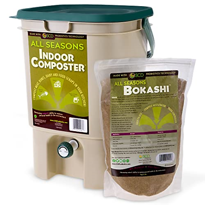 SCD Probiotics All Seasons Indoor Composter Countertop Kitchen Compost Bin with $92.19