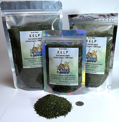 ORGANIC KELP Meal Seaweed Pure Plant Fertilizer OMRI Soil Amendment Animal Safe $12.95