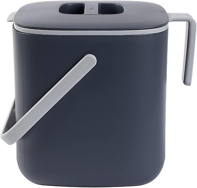 #ad Kitchen Compost Bin Easy Clean Food Waste Bin For Kitchen With Handles Counter $29.75