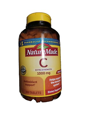 #ad Nature Made Vitamin C 1000mg 300 Tablets 885400377293 $18.95