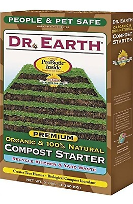 #ad NEW DR. EARTH Premium SIMPLEamp; INTELLIGENT Compost Starter 3lb People Pet Safe $18.00