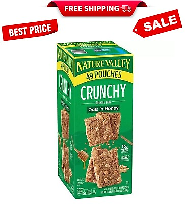 #ad Nature Valley Oats #x27;n Honey Crunchy Granola Bars 49 pk. $24.99