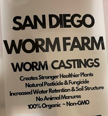 #ad 15 lbs of 100% Organic Non GMO Worm Castings Free Priority Ship see description $29.95
