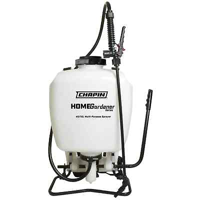 #ad 4 Gallon Pump Backpack Sprayer for Lawn Limit Clogs Home and Garden $48.99