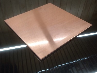 #ad 1 8quot; COPPER SHEET PLATE NEW 8quot;x8quot; .125 THICK *CUSTOM SIZES AVAILABLE* $41.54
