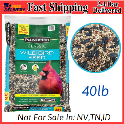 #ad Pennington Bird Seed Classic Wild Bird Feed 40 lb Bag NEW $29.21