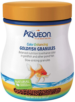 #ad Pack of 3 Aqueon Color Enhancing Goldfish Granules 3 oz $31.86