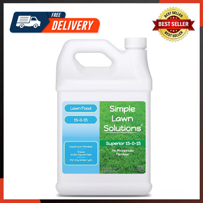 #ad Superior 15 0 15 Liquid Fertilizer Nitrogen And Potash Lawn Food Concentrated $63.70