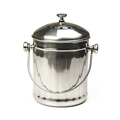 #ad #ad Stainless steel compost bucket $96.99