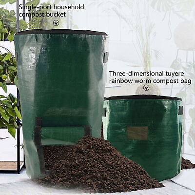 #ad Garden Waste Container Large Capacity Tear resistant Garden Compost Bag $10.40