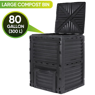 Garden Compost Bins Environment Friendly Material 80 Gallon Large Capacity $42.59