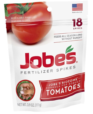 #ad Jobe#x27;s 06005 Tomato Fertilizer Spikes 18 Spikes $8.99