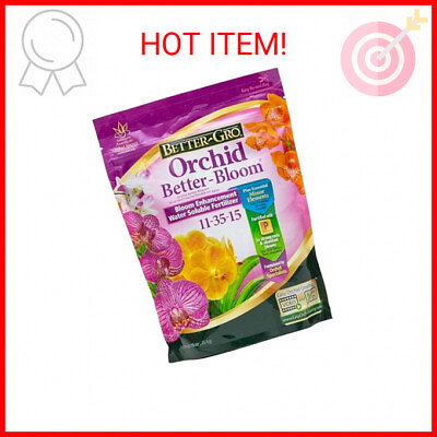 #ad Better Gro Orchid Better Bloom 11 35 15 Urea Free Bloom Fertilizer for Orchids $8.80