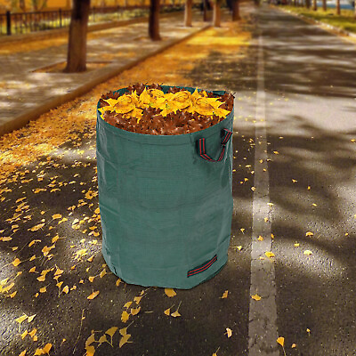 #ad 132 Gallon Reuseable Gardening Bags Garden Waste Bag Pool Yard Leaf Waste Bag $10.39