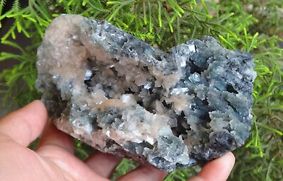 #ad Stilbite On Chalcedony Geode Crystals Rock Minerals Specimen C=5 $225.00