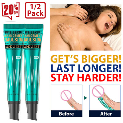 Natural Penis Enlarger Cream Big XXL Thick Dick Growth Faster Enhancement Men US $13.49