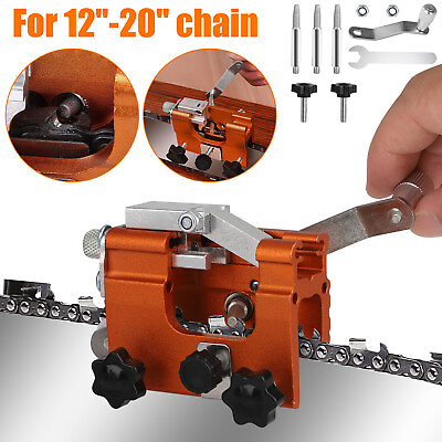 Chainsaw Chain Sharpener Jigs Sharpening Tool Kit For Chain Saws Electric Saws $17.98